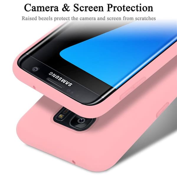 Samsung Galaxy S7 EDGE Skal Fodral av flexibelt TPU-silikon Case Cover