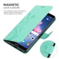 Miniatyrbillede 9 af 11: Huawei P SMART 2018 / Enjoy 7S Pungetui Cover Blomster ()