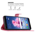 Miniatyrbillede 8 af 11: Huawei P SMART 2018 / Enjoy 7S Pungetui Cover Blomster ()