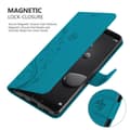 Miniatyrbild 4 av 8: Huawei MATE 10 Skal Fodral i blomdesign Mobilskydd Case Cover med magnetisk stängning, ståfunktion och kortplatser