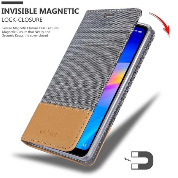 Xiaomi RedMi 7 Suojakotelo Suojakuori Lompakkokotelo Matkapuhelinkotelo jossa magneettisuljenta, jalusta-toiminto ja korttitasku