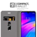 Pikkukuva 4 / 8: Xiaomi RedMi 7 Suojakotelo Suojakuori Lompakkokotelo Matkapuhelinkotelo jossa magneettisuljenta, jalusta-toiminto ja korttitasku