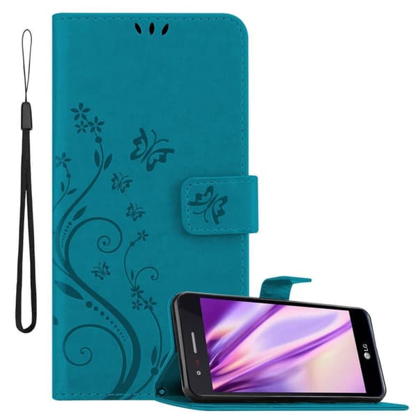 LG K8 2017 Pungetui Cover Blomster ()