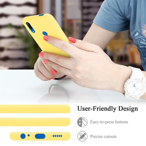 Deksel til Huawei P SMART Z / Y9 PRIME 2019 / Enjoy 10 PLUS Silikondeksel TPU Case Cover
