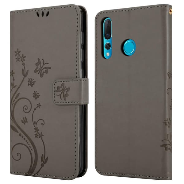 Huawei NOVA 4 Pungetui Cover Blomster ()