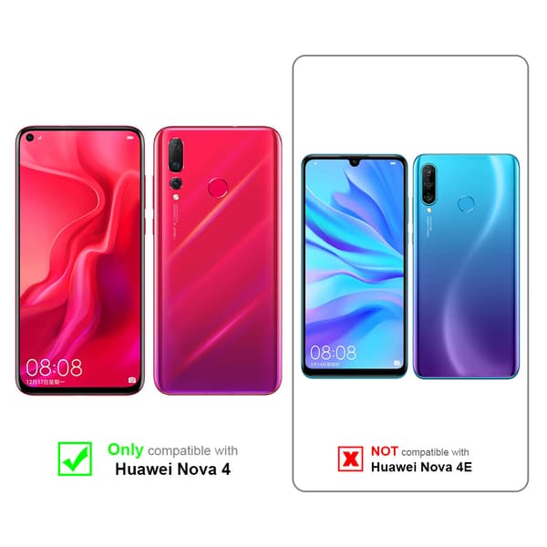 Huawei NOVA 4 Pungetui Cover Blomster ()