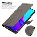 Miniatyrbild 5 av 8: Huawei NOVA 4 Skal Fodral i blomdesign Mobilskydd Case Cover med magnetisk stängning, ståfunktion och kortplatser