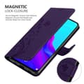 Miniatyrbild 5 av 8: Huawei NOVA 4 Skal Fodral i blomdesign Mobilskydd Case Cover med magnetisk stängning, ståfunktion och kortplatser