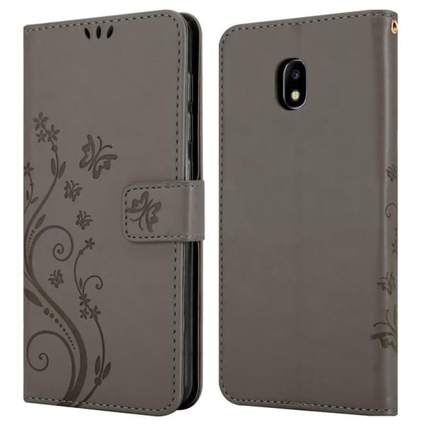 Samsung Galaxy J3 2017 Pungetui Cover Blomster ()