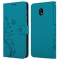 Miniatyrbild 9 av 9: Samsung Galaxy J3 2017 Skal Fodral i blomdesign Mobilskydd Case Cover med magnetisk stängning, ståfunktion och kortplatser