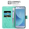 Miniatyrbillede 3 af 9: Samsung Galaxy J3 2017 Pungetui Cover Blomster ()