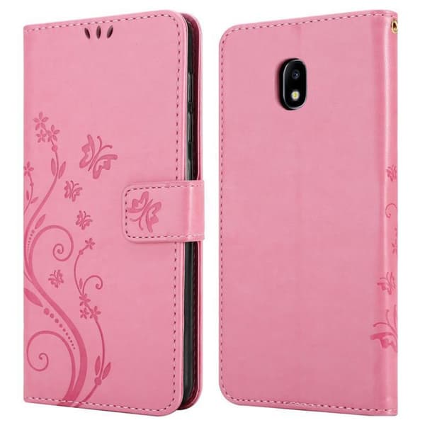 Samsung Galaxy J3 2017 Pungetui Cover Blomster ()