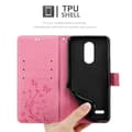 Miniatyrbilde 6 av 8: Deksel til LG K8 2018 / K9 2018 Lommebokdeksel i blomster design med magnetisk lukking, stativfunksjon og kortplasser
