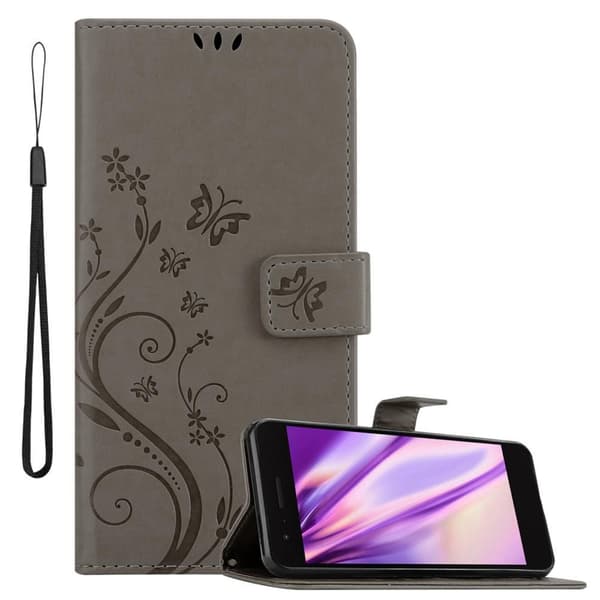 Deksel til LG K8 2018 / K9 2018 Lommebokdeksel i blomster design med magnetisk lukking, stativfunksjon og kortplasser