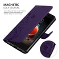 Miniatyrbilde 5 av 8: Deksel til LG K8 2018 / K9 2018 Lommebokdeksel i blomster design med magnetisk lukking, stativfunksjon og kortplasser