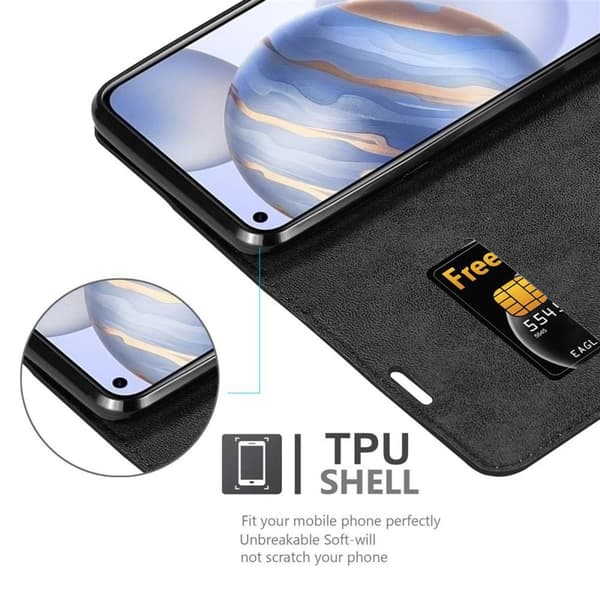 Honor 30 Fodral Skal Plånboksfodral Case med magnetisk stängning, ståfunktion och kortficka