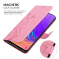 Miniatyrbild 5 av 8: Samsung Galaxy A8s Skal Fodral i blomdesign Mobilskydd Case Cover med magnetisk stängning, ståfunktion och kortplatser