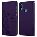 Miniatyrbilde 9 av 9: Deksel til Huawei Y6 2019 Lommebokdeksel i blomster design med magnetisk lukking, stativfunksjon og kortplasser