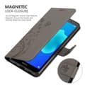 Miniatyrbild 9 av 11: Huawei Y5 PRIME 2018 / Y5 2018 Skal Fodral i blomdesign Mobilskydd Case Cover med magnetisk stängning, ståfunktion och kortplatser