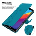 Pikkukuva 10 / 11: Honor 7C / Huawei Y7 2018 Suojakotelo Suojakuori Lompakkokotelo Matkapuhelinkotelo Kukat jossa on magneettisuljenta, jalusta-toiminto ja korttipaikat