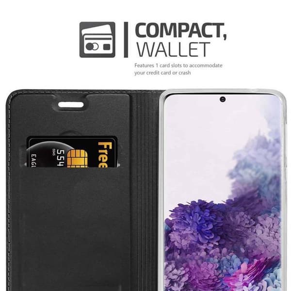 Samsung Galaxy S20 Skal Fodral med magnetisk stängning, ståfunktion och kortficka Mobilskydd