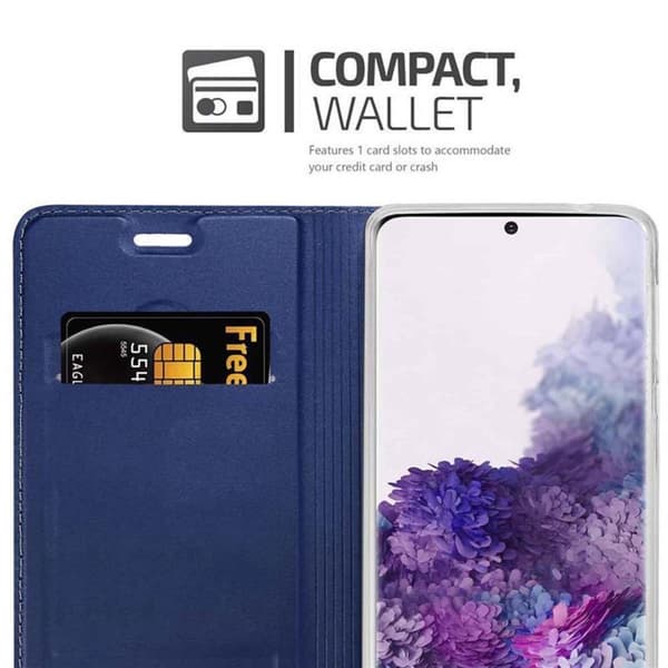 Samsung Galaxy S20 Skal Fodral med magnetisk stängning, ståfunktion och kortficka Mobilskydd
