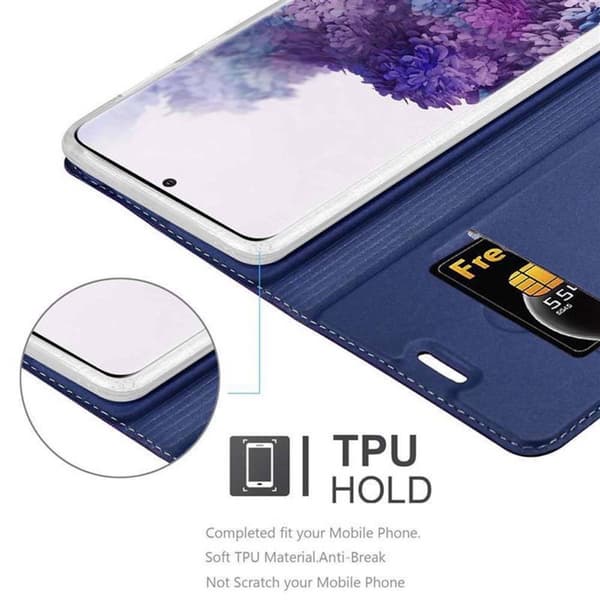 Samsung Galaxy S20 Skal Fodral med magnetisk stängning, ståfunktion och kortficka Mobilskydd