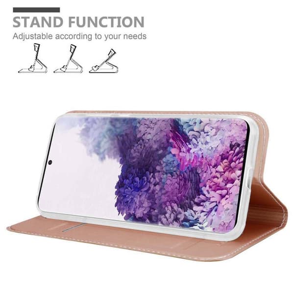 Samsung Galaxy S20 Skal Fodral med magnetisk stängning, ståfunktion och kortficka Mobilskydd