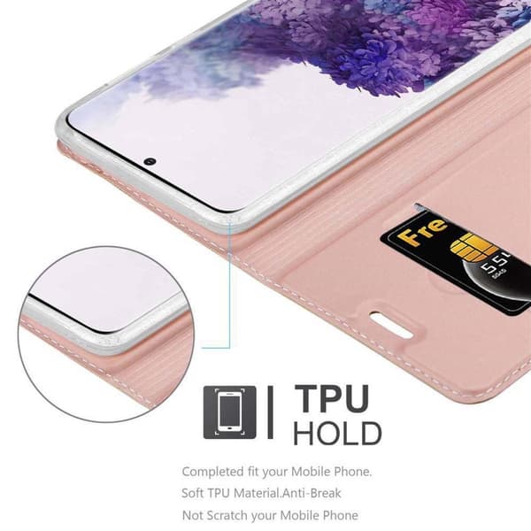 Samsung Galaxy S20 Skal Fodral med magnetisk stängning, ståfunktion och kortficka Mobilskydd