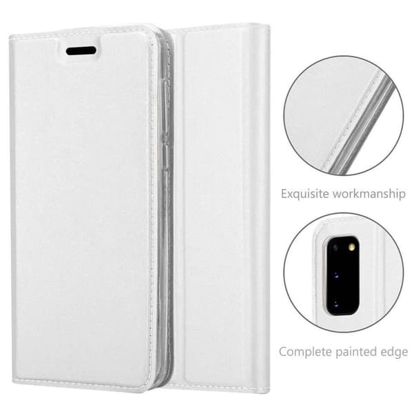 Deksel til Samsung Galaxy S20 Lommebokdeksel med magnetisk lukking, stativfunksjon og kortlomme