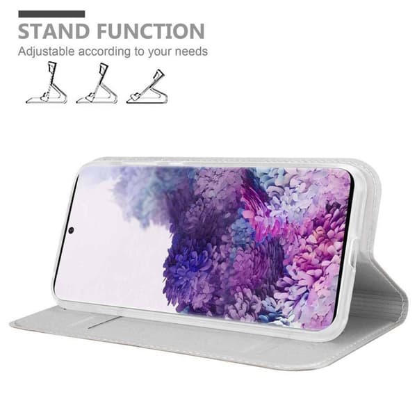 Samsung Galaxy S20 Skal Fodral med magnetisk stängning, ståfunktion och kortficka Mobilskydd