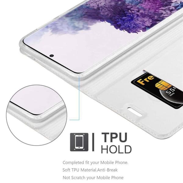 Samsung Galaxy S20 Skal Fodral med magnetisk stängning, ståfunktion och kortficka Mobilskydd