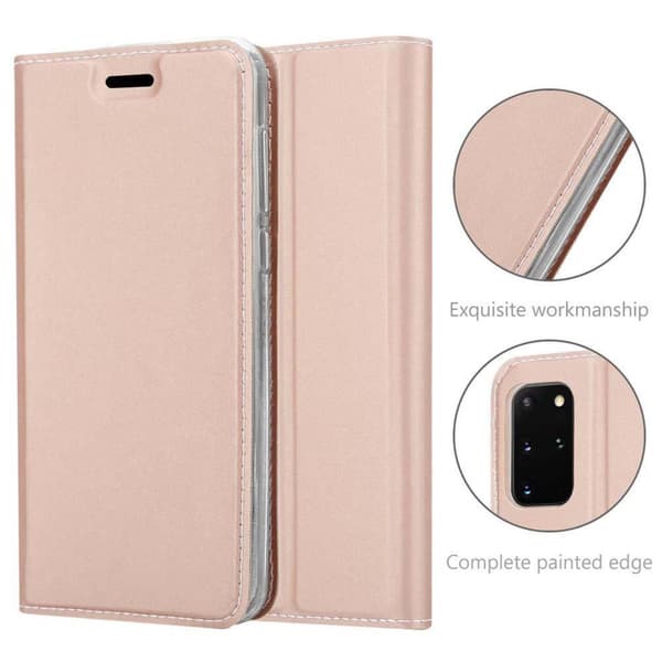 Samsung Galaxy S20 PLUS Skal Fodral med magnetisk stängning, ståfunktion och kortficka Mobilskydd