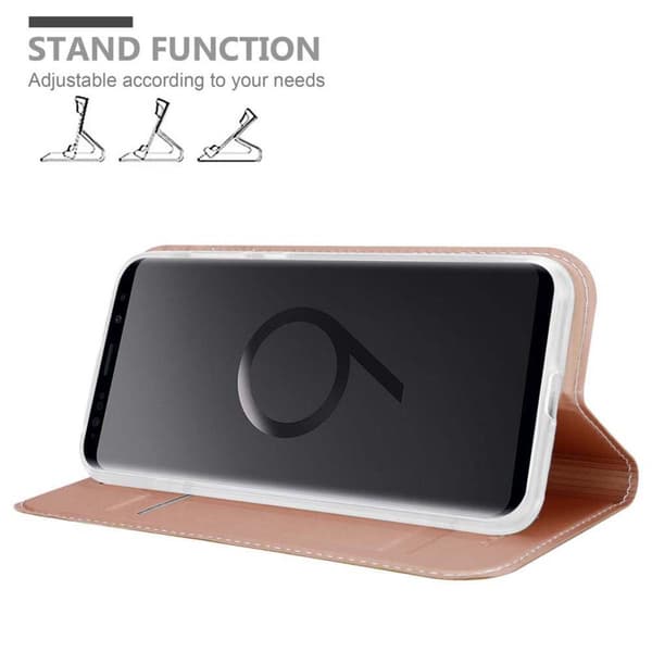 Samsung Galaxy S9 PLUS Skal Fodral med magnetisk stängning, ståfunktion och kortficka Mobilskydd