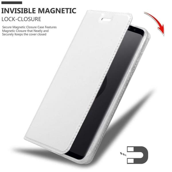 Samsung Galaxy S9 PLUS Skal Fodral med magnetisk stängning, ståfunktion och kortficka Mobilskydd