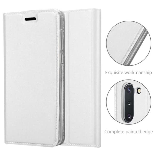 Samsung Galaxy NOTE 10 Skal Fodral med magnetisk stängning, ståfunktion och kortficka Mobilskydd