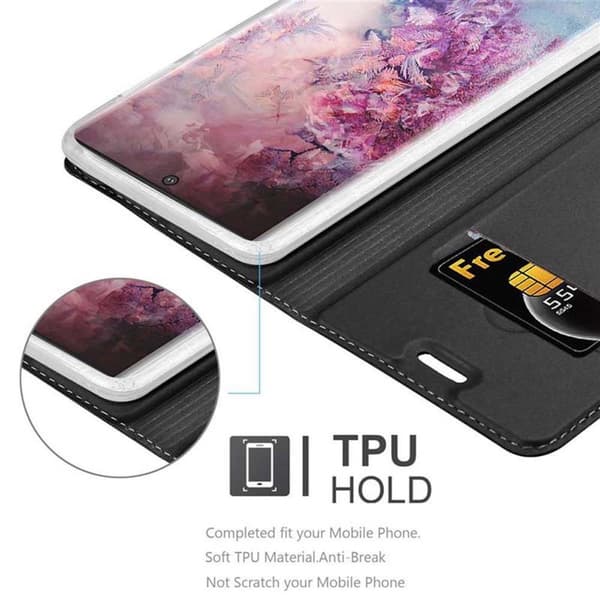 Deksel til Samsung Galaxy NOTE 10 PLUS Lommebokdeksel med magnetisk lukking, stativfunksjon og kortlomme