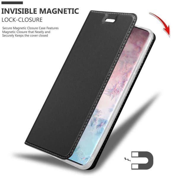 Deksel til Samsung Galaxy NOTE 10 PLUS Lommebokdeksel med magnetisk lukking, stativfunksjon og kortlomme