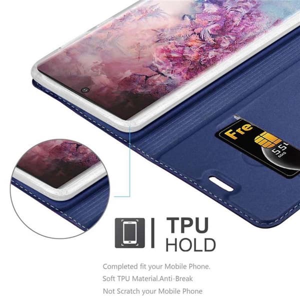 Deksel til Samsung Galaxy NOTE 10 PLUS Lommebokdeksel med magnetisk lukking, stativfunksjon og kortlomme