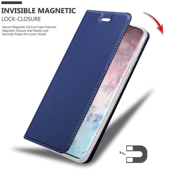 Deksel til Samsung Galaxy NOTE 10 PLUS Lommebokdeksel med magnetisk lukking, stativfunksjon og kortlomme