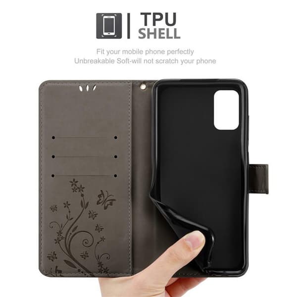 Samsung Galaxy A41 Pungetui Cover Blomster ()