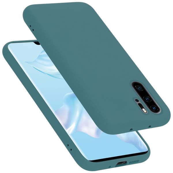 Deksel til Huawei P30 PRO Silikondeksel TPU Case Cover LIQUID GRØNN