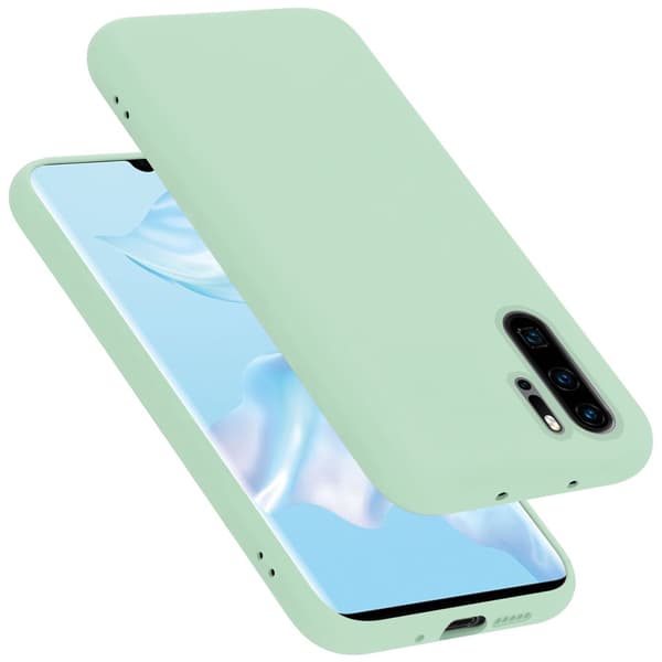 Deksel til Huawei P30 PRO Silikondeksel TPU Case Cover LIQUID LYSGRØNN