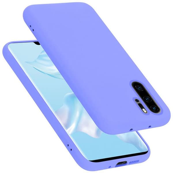 Huawei P30 PRO Suojakotelo Suojakuori valmistettu joustavasta TPU-silikonista LIQUID VIOLETTI