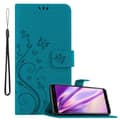 Pikkukuva 1 / 9: Samsung Galaxy A8 2018 Suojakotelo Suojakuori Lompakkokotelo Matkapuhelinkotelo Kukat jossa on magneettisuljenta, jalusta-toiminto ja korttipaikat