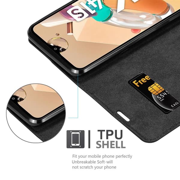 LG K41S Fodral Skal Plånboksfodral Case med magnetisk stängning, ståfunktion och kortficka