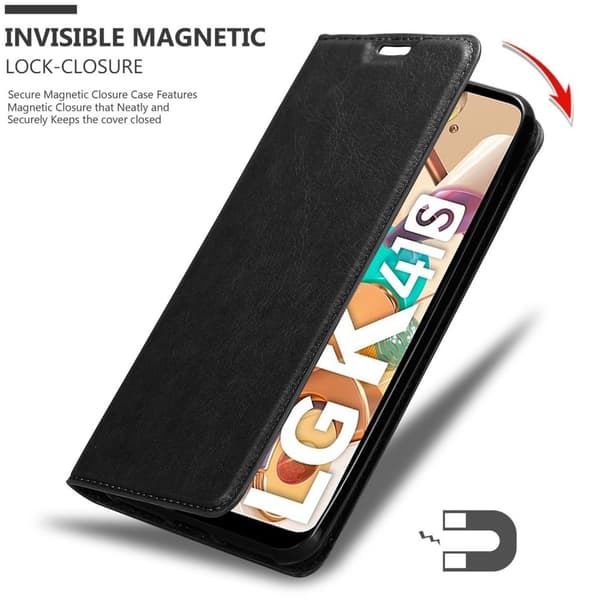 LG K41S Fodral Skal Plånboksfodral Case med magnetisk stängning, ståfunktion och kortficka