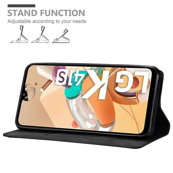 LG K41S Fodral Skal Plånboksfodral Case med magnetisk stängning, ståfunktion och kortficka