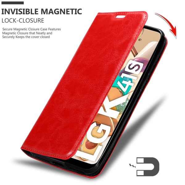 LG K41S Fodral Skal Plånboksfodral Case med magnetisk stängning, ståfunktion och kortficka