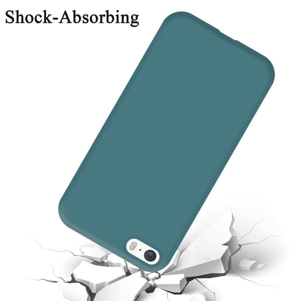 Apple iPhone 5 / 5S / SE 2016 Suojakotelo Suojakuori valmistettu joustavasta TPU-silikonista